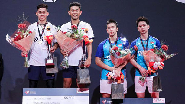 Pasangan Ganda Putra Indonesia dalam Denmark Open 2022